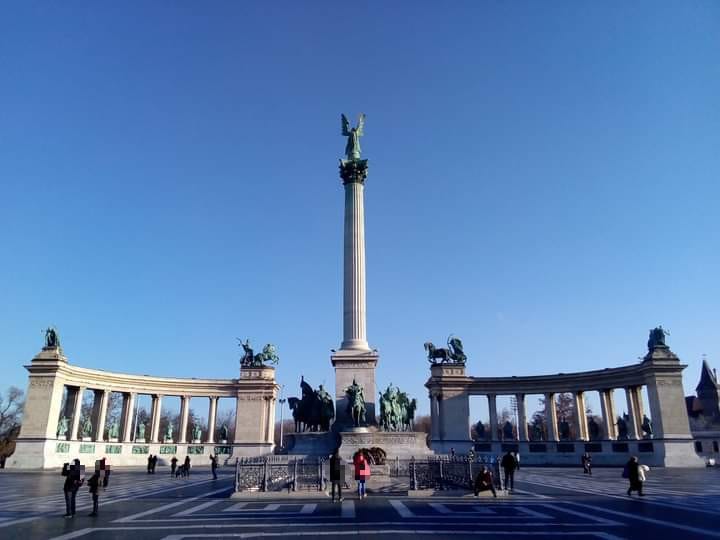 Piazza degli Eroi a Budapest